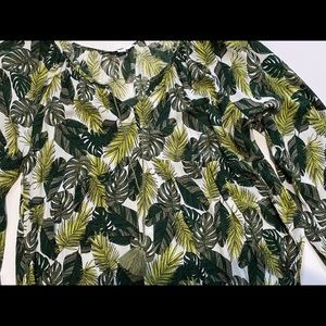 Monstera Print Summer/beach dress size Small
